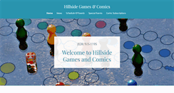 Desktop Screenshot of hillsidegames.com